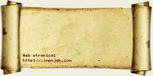 Anđelija Stamenković vizit kartica